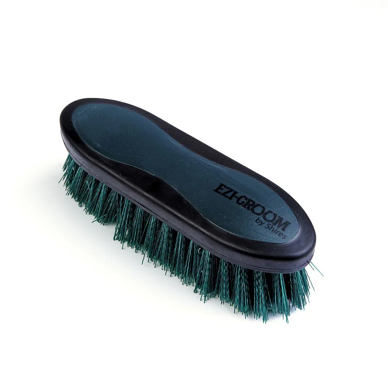 EZI-GROOM Grip Large Dandy Brush in Forest
